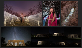 Online lightpaintingové školení pro kreativní umělce - naučte se kouzlit světlem.