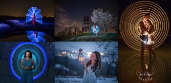 Lightpaintingové/světélkové focení